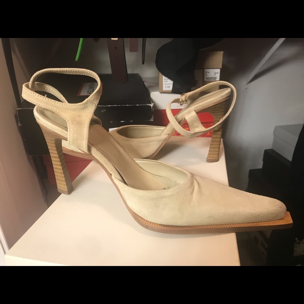 Cream Suede shoes
